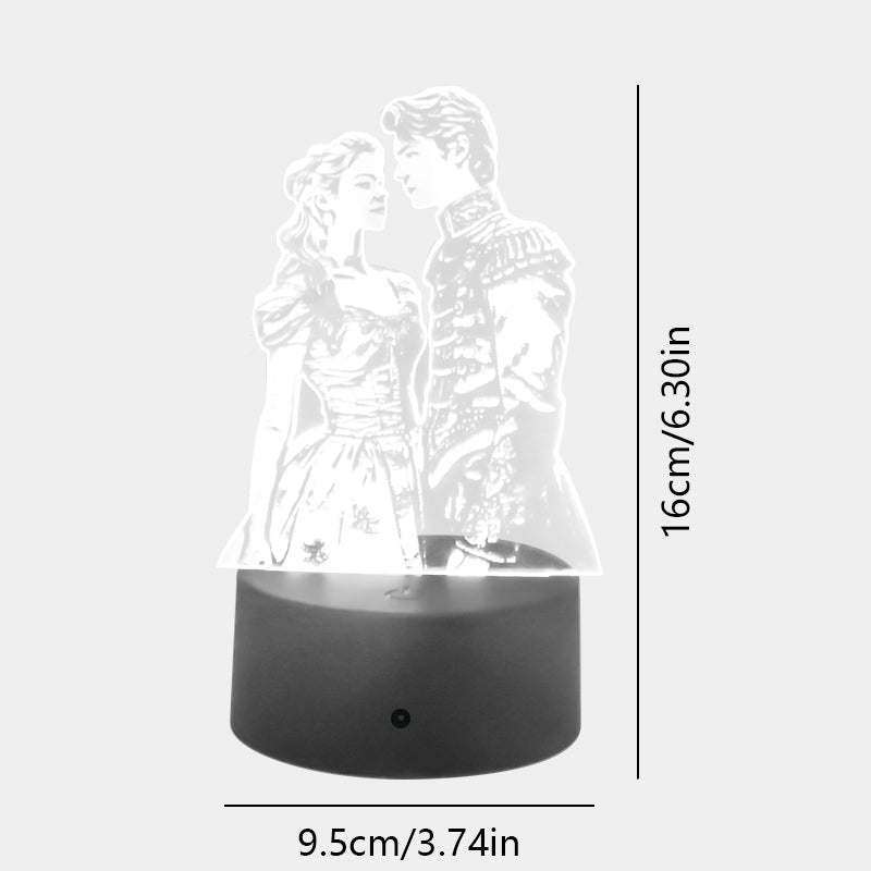 Customized 3D portrait night light