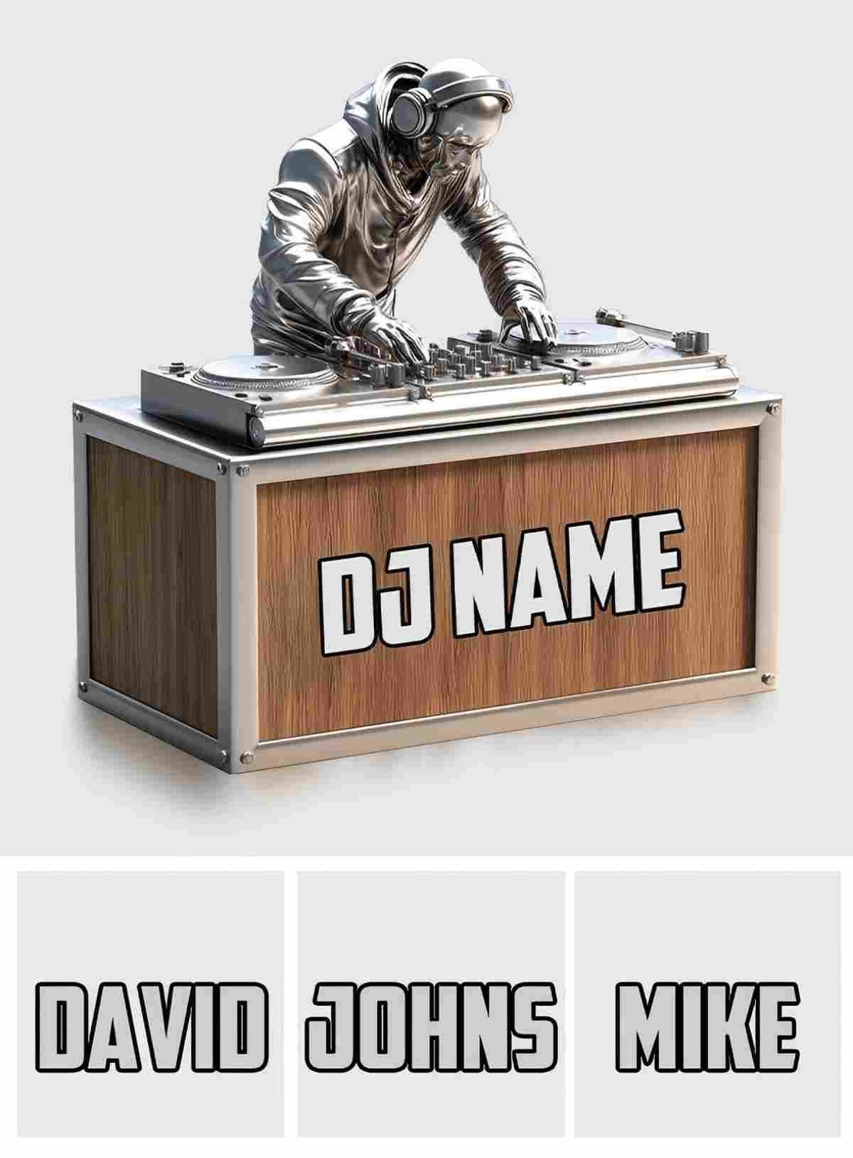 Cool DJ - Personalized DJ Custom Shaped Acrylic Plaque