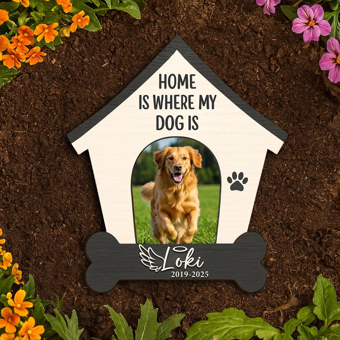 Personalized Pet Memorial Wooden Plaque, Custom Photo On Wood Sign, Dog Memorial Sign, Dog Sympathy Gift, Dog Loss Gift, Dog Remembrance