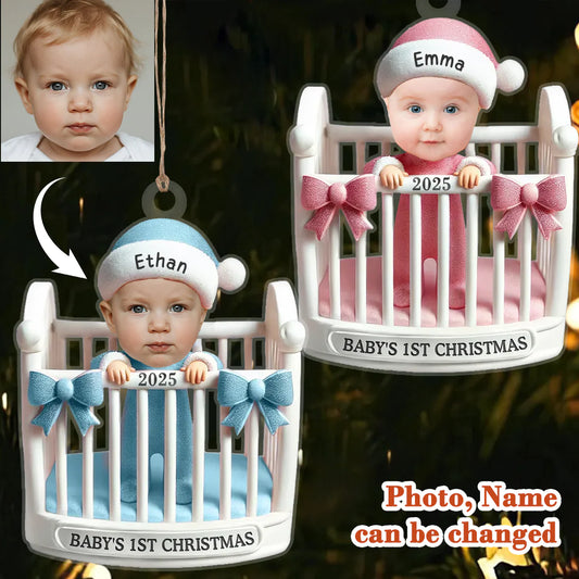 Baby First Christmas | Personalized 1-Side Acrylic Ornament