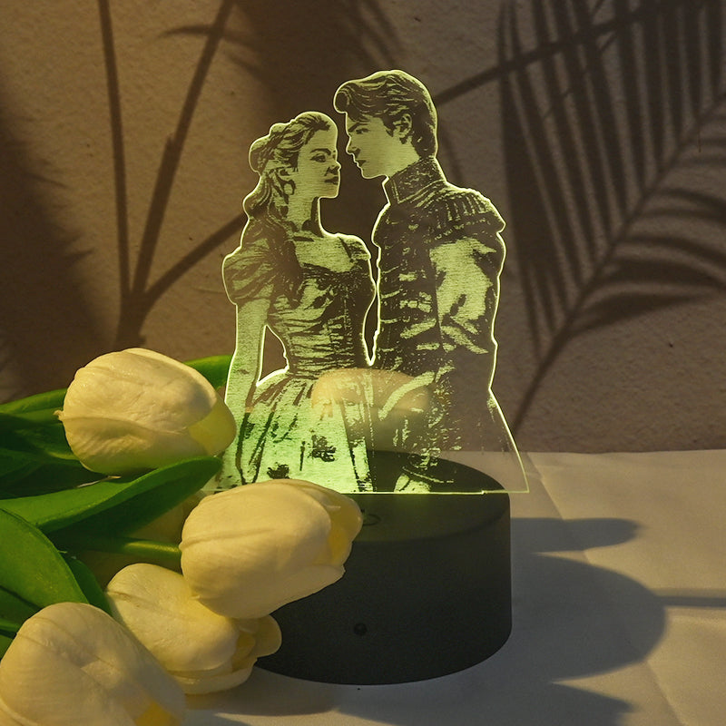 Customized 3D portrait night light