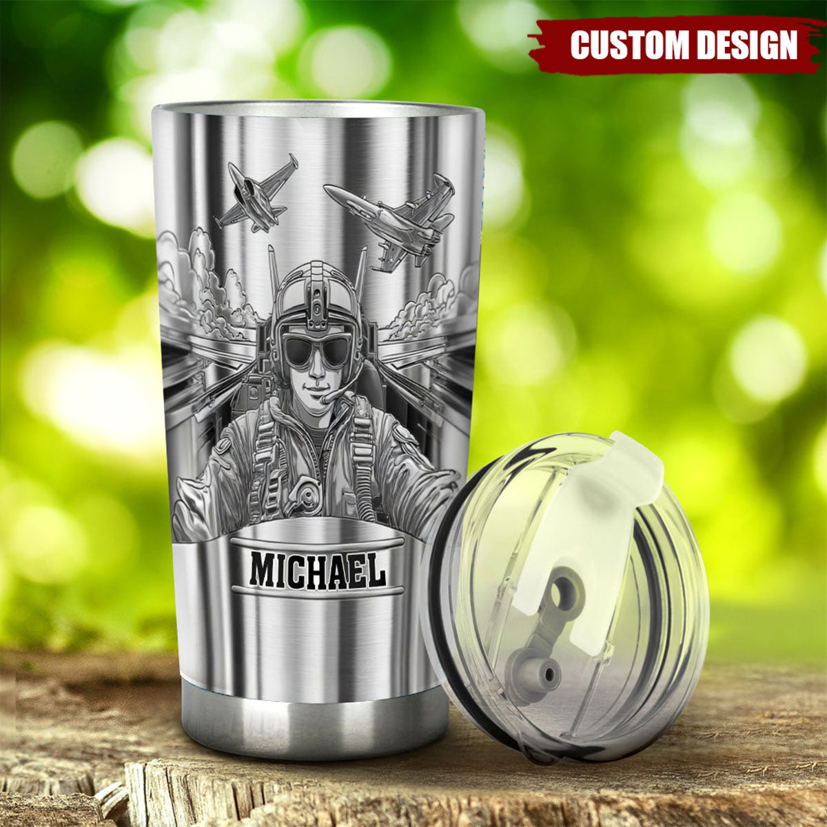 The Sky Is Not The Limit - Personalized Pilot Tumbler