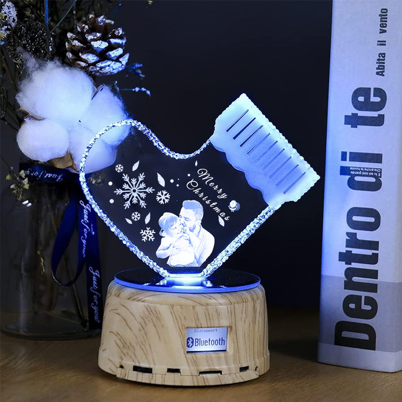 Romantic Custom 3D Crystal Bluetooth Speaker Light