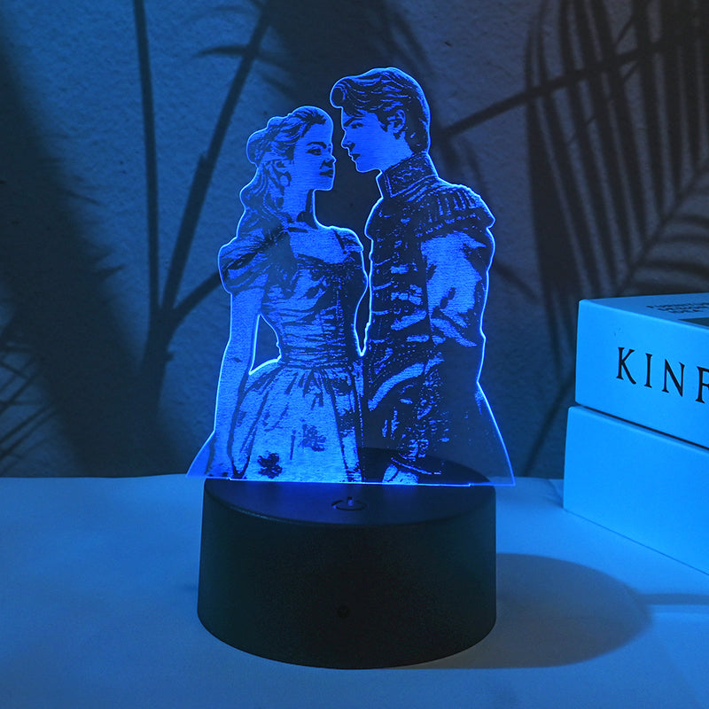Customized 3D portrait night light