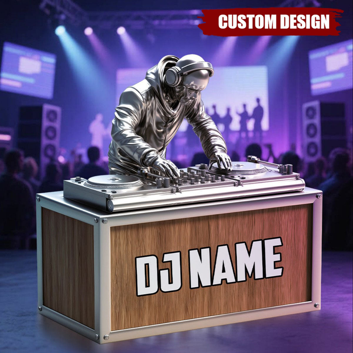 Cool DJ - Personalized DJ Custom Shaped Acrylic Plaque
